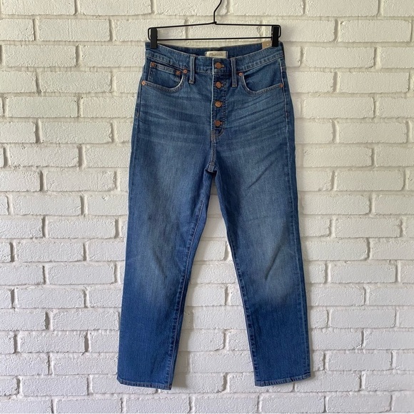 Madewell The Perfect Vintage Crop Jeans in Barnsdale Wash Women’s Size 27 - Picture 1 of 12